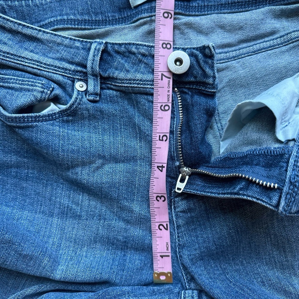 J.Jill Jeans Floral‎ Embroidery Boho  Cropped Size 4 Blue Denim Casual - Picture 6 of 11